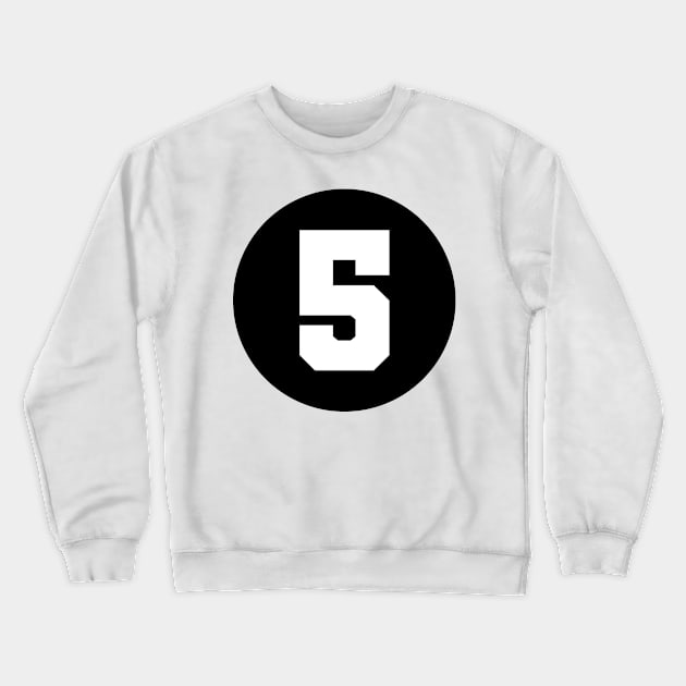 Number Five - 5 Crewneck Sweatshirt by SPAZE